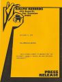Eskimo delay press release, 1978