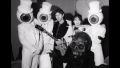 Snakefinger, The Residents & Larry Collins backstage at Peabody's DownUnder, January 1986
